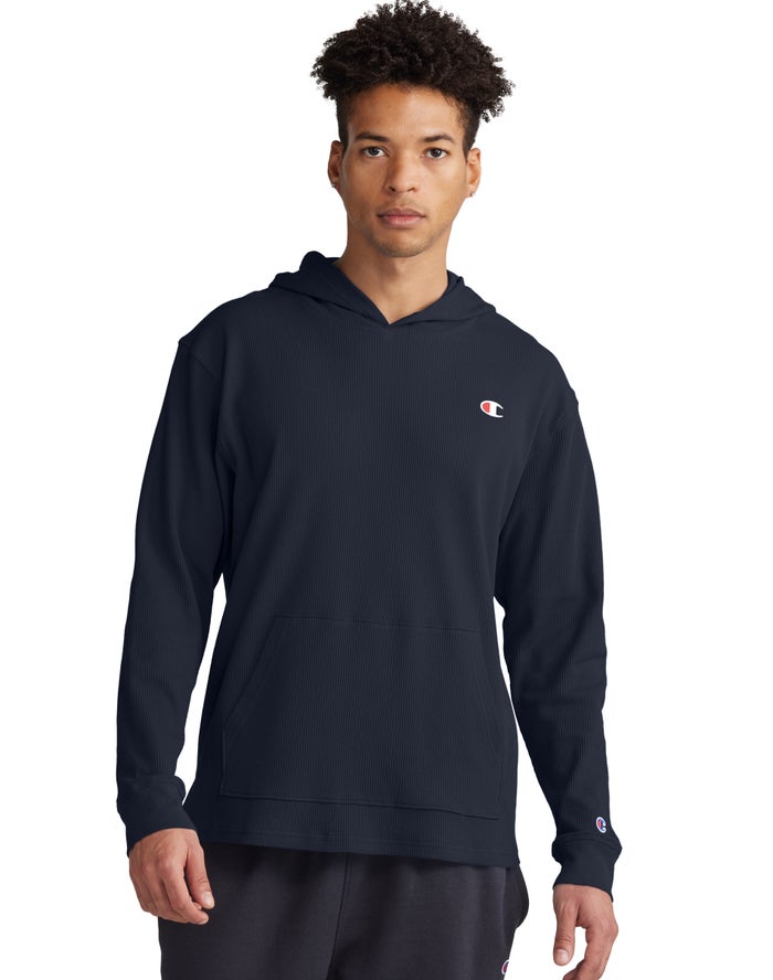 Champion Hoodie Heren - Donkerblauw - Waffle ( 905864-SVJ )